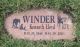 Tombstone of Kenneth Lloyd Winder