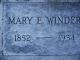Tombstone of Mary E Whetstone