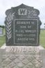 Tombstone of Edward W Winder